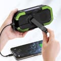 Miniatyrbild 4 av 4: TD® Utomhus solenergi nödsituation trådlös Bluetooth-högtalare ficklampa handvev multifunktionell ljudeffektgenerering