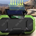 Miniatyrbild 2 av 4: TD® Utomhus solenergi nödsituation trådlös Bluetooth-högtalare ficklampa handvev multifunktionell ljudeffektgenerering