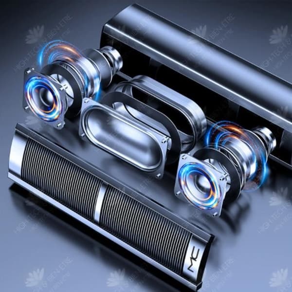 HTBE® Bluetooth-högtalare Trådlös Väckarklocka Hem Mobiltelefon Mini Audio Subwoofer Smart Volym Dual Speaker