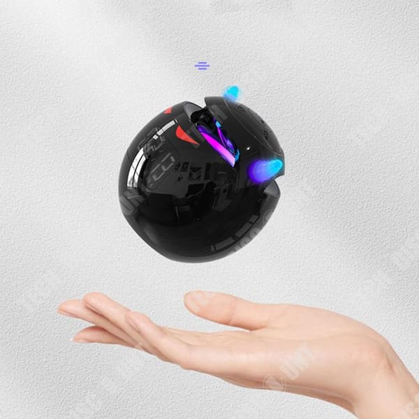 TD® Black Bluetooth Speaker Little Devil Bluetooth Speaker Clock Alarm Clock Speaker Mini Subwoofer Plug-in Card