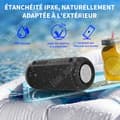 Miniatyrbild 3 av 4: TD Bluetooth-högtalare Trådlös Bluetooth 5.0-högtalare 20W Vattentät Utomhus Bärbar Subwoofer Sport Hifi Stereoljud 3600mAh