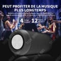 Miniatyrbild 2 av 4: TD Bluetooth-högtalare Trådlös Bluetooth 5.0-högtalare 20W Vattentät Utomhus Bärbar Subwoofer Sport Hifi Stereoljud 3600mAh