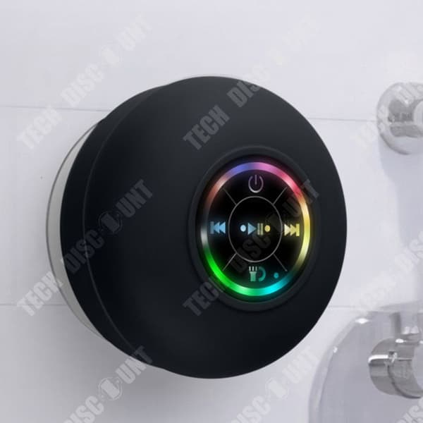 TD® Bluetooth-högtalare Badrum vattentät bluetooth-högtalare med sugkopp mini trådlös bärbar litet ljud utomhus