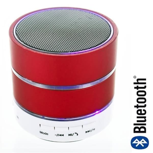 Miniröd Bluetooth-högtalare - Samsung Galaxy Express I8730 - Trådlös - Batteri - 6x6x5cm