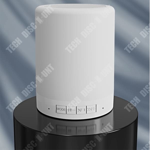 TD® Audio Bluetooth Nattlampa 7 färger LED-skärm Nattlampa vid sängbord Utomhuscampinghögtalare Bluetooth-högtalare