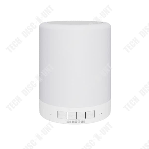 TD® Audio Bluetooth Nattlampa 7 färger LED-skärm Nattlampa vid sängbord Utomhuscampinghögtalare Bluetooth-högtalare