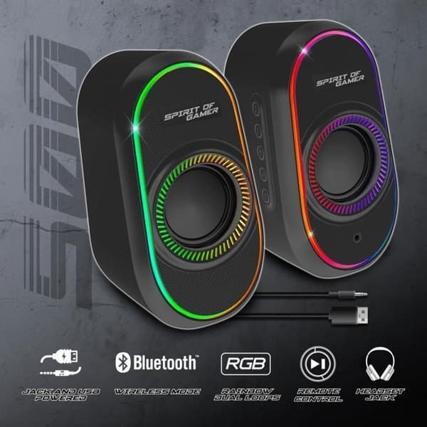FANATIC 500 DARK Gaminghögtalare RGB