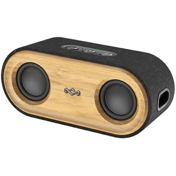 Bluetooth-högtalare House of Marley Get Together 2 Mini - Batteri 15h - Multi Par - Bass Boost EQ - 20W Svart, Gul