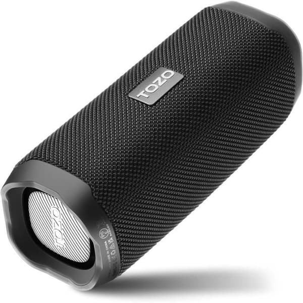 Bluetooth-högtalare - TOZO - PA2 - Vattentät IPX8 - Dubbel Dynamisk Spole - Handsfree