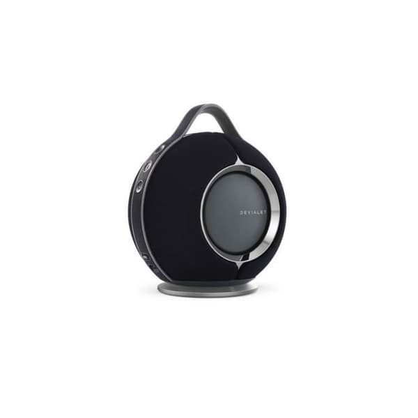Ansluten Hi Fi-högtalare Devialet Mania Black med dockningsstation