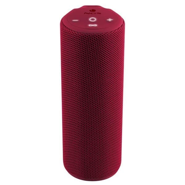 NGS ROLLER REEF RED Trådlös högtalare - IP67 Vattentät - 20H batteri - Bluetooth 5.0 - Röd Röd