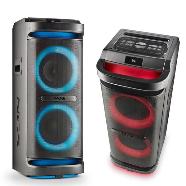 Bärbar högtalare - NGS - Wild Space 2 - Bluetooth 5.3 - 2000W - TWS trådlös stereo