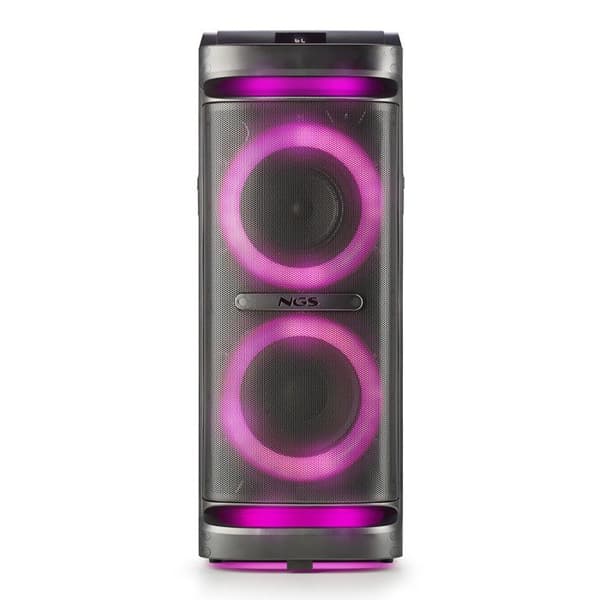 Bärbar högtalare - NGS - Wild Space 2 - Bluetooth 5.3 - 2000W - TWS trådlös stereo Svart