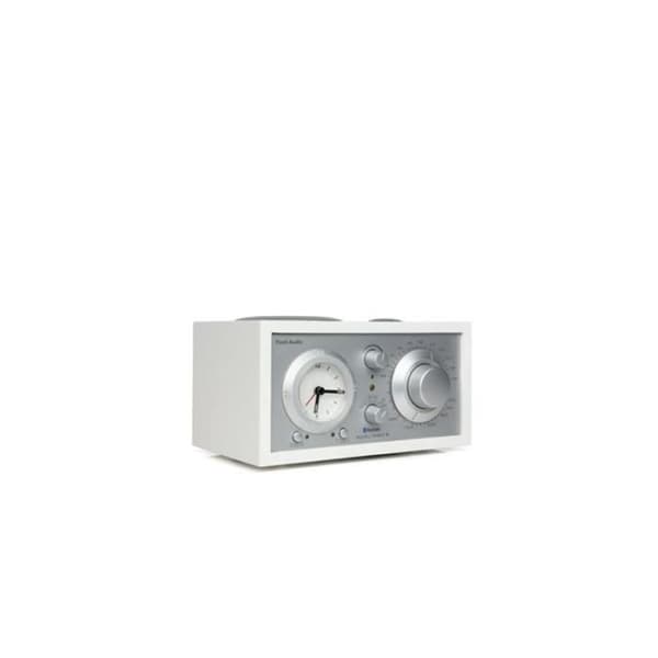 Radio-Väckarklocka Trådlös Modell Tre Bluetooth 5.1 med AM/FM-tuner Tivoli Audio Vit