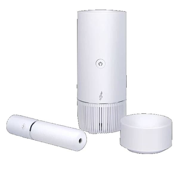 Coffert Fräschör och Vitalitet Bluetooth-högtalare Lantao med Aromatisk Luftfuktare Vit