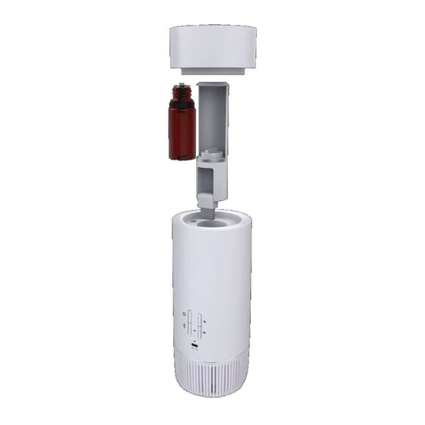 Coffert Fräschör och Vitalitet Bluetooth-högtalare Lantao med Aromatisk Luftfuktare Vit