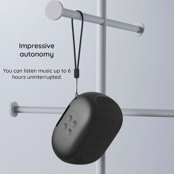 Bärbar Bluetooth-högtalare 5.3, TWS, AUX, TF, FM, USB, IPX4 - Havit (SK800BT) - Svart