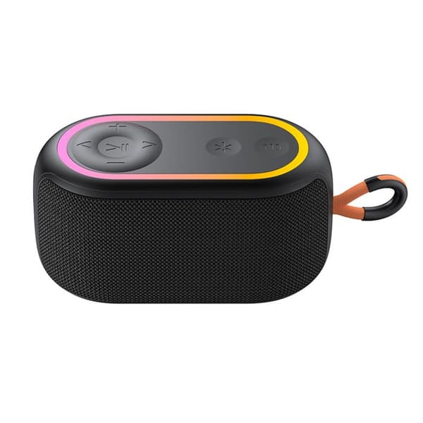 Bärbar Bluetooth-högtalare 5.3, RGB-ljus, IPX5, TWS, TF, USB, FM, AUX - Havit (SK809BT) - Svart
