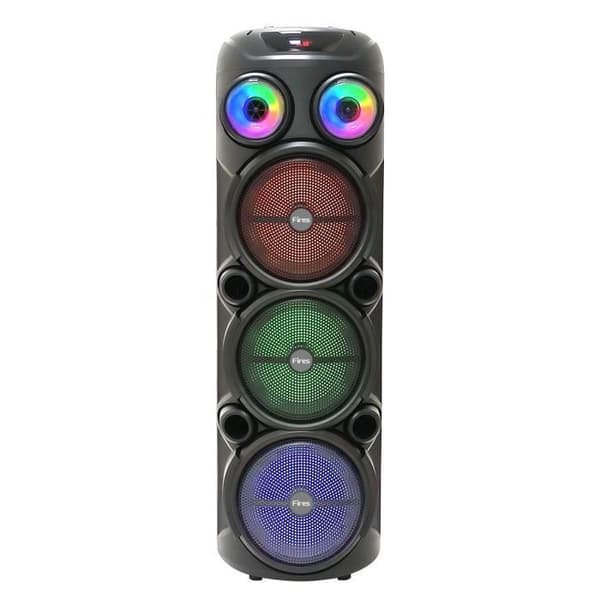 Lysande karaokehögtalare - INOVALLEY - KA129-XXL - Bluetooth V5.0 - 90 cm - 1000 W - 3 x 8'' högtalare - Trådlös mikrofon ingår