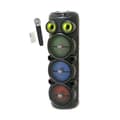 Miniatyrbild 1 av 6: Lysande karaokehögtalare - INOVALLEY - KA129-XXL - Bluetooth V5.0 - 90 cm - 1000 W - 3 x 8'' högtalare - Trådlös mikrofon ingår
