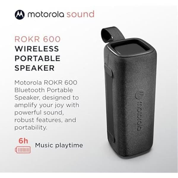 Trådlös Bluetooth-högtalare - MOTOROLA - ROKR 600 - 30 W - IP67 - Sändningsfunktion