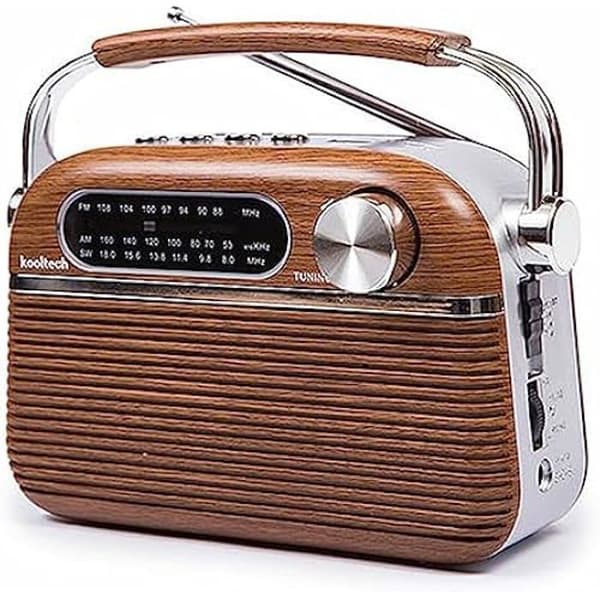 Bluetooth Bärbar Radio - KOOLTECH - Vintage - Trådlös - Bluetooth - Handsfree