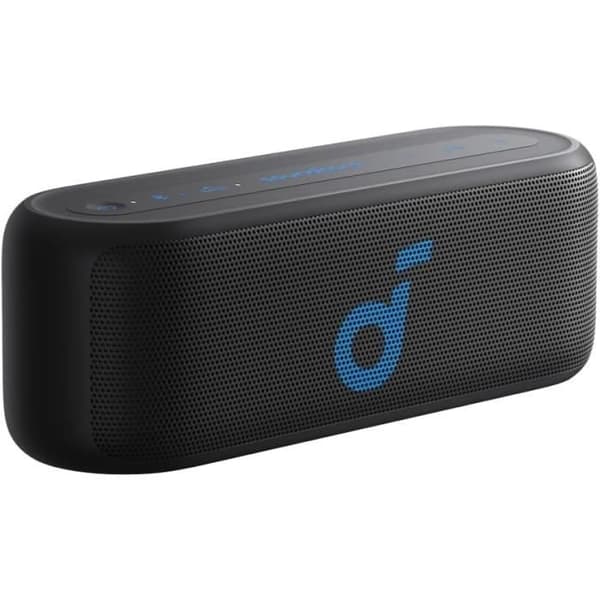 Bärbar Bluetooth-högtalare - Soundcore - Select 2S - Stereo-ljud 20W - Batteritid 16h - Vattentålig IPX7 Svart