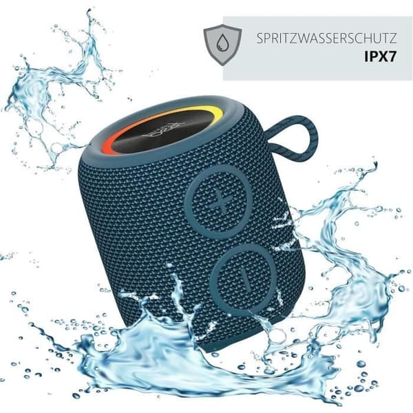 Bluetooth-högtalare - SILVASCHNEIDER - PBS 1200 BT - 60 W - IPX7 - RGB LED - 12 Timmars batteritid