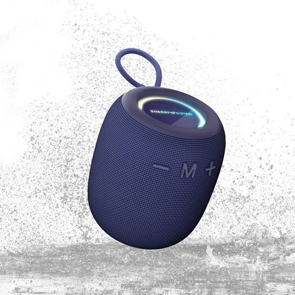 Bloom – Bluetooth-högtalare (Bluetooth 5.3, 18 timmars batteritid, IPX6, True Wireless, 100 % återvunnen plast, LED-belysning)