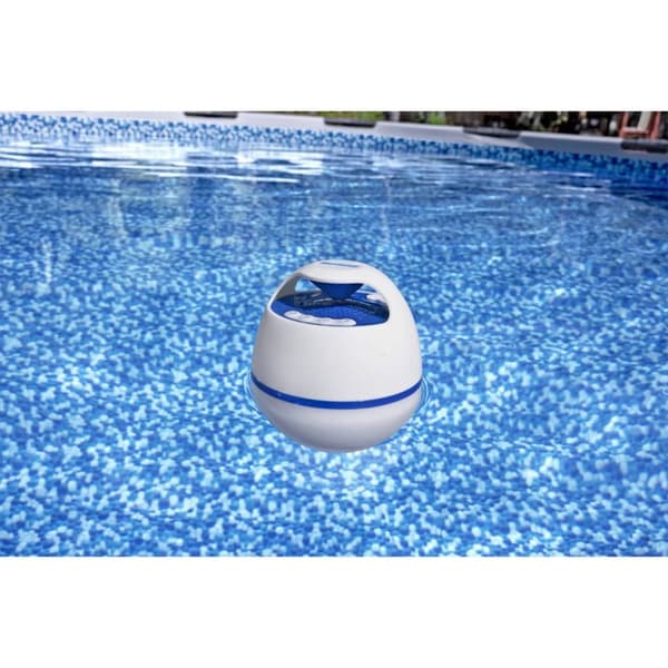 Bestway Flytande Bluetooth-högtalare med LED Vit