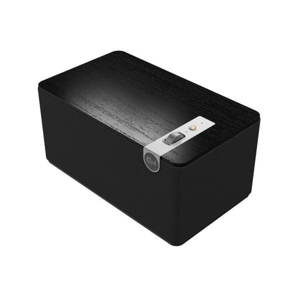 Bluetooth 5.3 trådlös högtalare, 120 watt effekt, modern design i äkta trä, dubbelförstärkt 2.1 stereosystem.