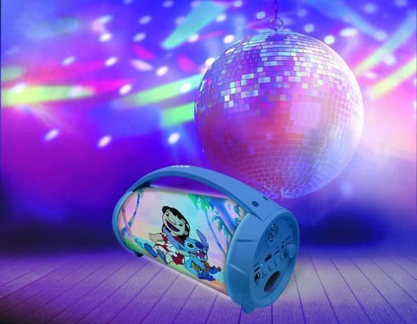 Upplyst trådlös Bluetooth®-högtalare med sömmikrofon