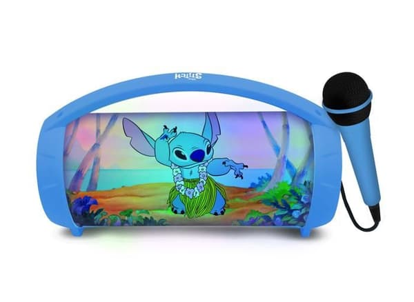 Upplyst trådlös Bluetooth®-högtalare med sömmikrofon