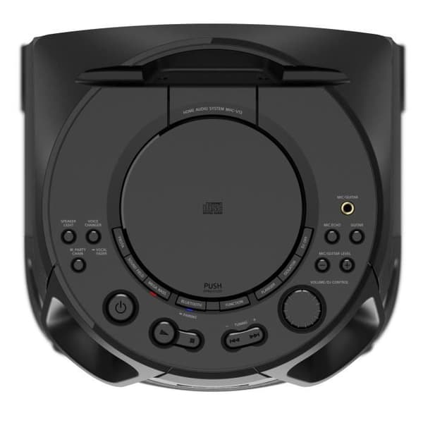 SONY MHCV13.CEL Bärbart högeffekts Bluetooth-ljudsystem - Flerfärgade lampor - Jet Bass Booster
