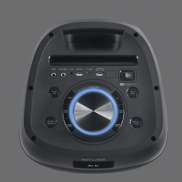 Bærbare Bluetooth-højttalere Muse Sort 600 W
