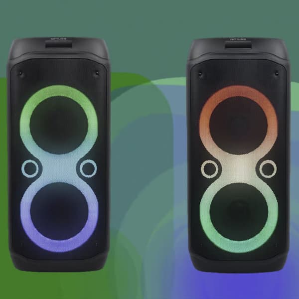 Kannettavat Bluetooth-kaiuttimet Muse Musta 600 W