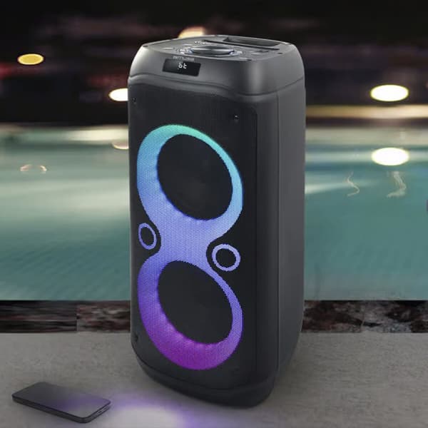 Kannettavat Bluetooth-kaiuttimet Muse Musta 600 W