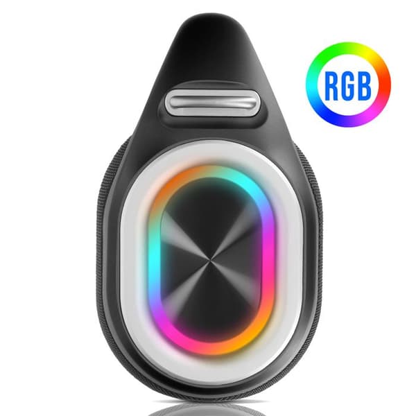 Bluetooth-högtalare med mikrofon, bärbar, 10 timmars batteritid, Swissten svart