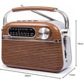 Miniatyrbild 2 av 2: Bluetooth Bärbar Radio - KOOLTECH - Vintage - Trådlös - Bluetooth - Handsfree