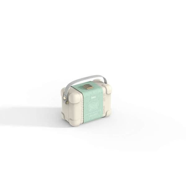divoom Macchiato Bärbar Bluetooth-högtalare i vintagestil med 6W uteffekt och inbyggt batteri Grönt