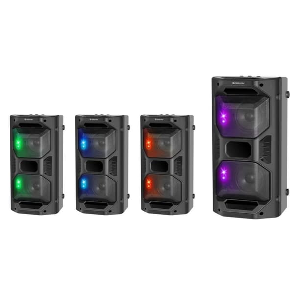 Bærbare Bluetooth-højttalere Defender 65109 Sort 50 W