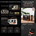Miniatyrbild 3 av 4: INN Bluetooth-högtalare 1500mAh 10W bluetooth 5.2 trådlös högtalare retro bluetooth med mikrofon portabel karaoke-maskin