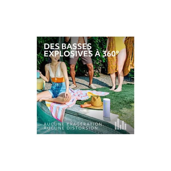 Bärbar högtalare - Ultimate Ears - Megaboom 4 - Bluetooth - Trådlös - Svart