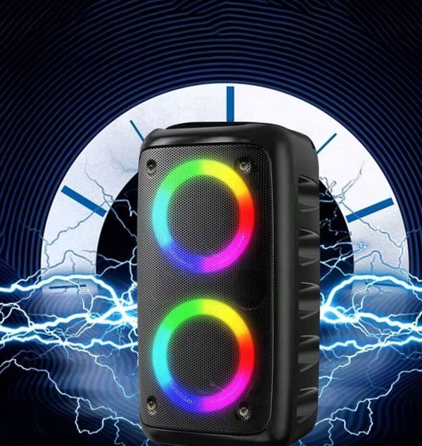 LANGATON BLUETOOTH-KAIUTIN XXL-PILAARIJUHLAKARAOKE BOOMBOX-MIKROFONI