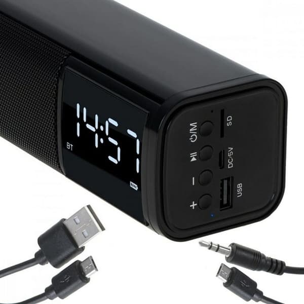 Bærbare Bluetooth-højttalere Adler AD 1191 Sort 10 W
