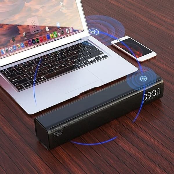 Bærbare Bluetooth-højttalere Adler AD 1191 Sort 10 W