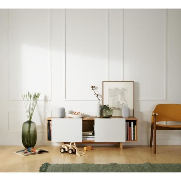 Ansluten högtalare - GOOGLE - Google Nest Audio - Trådlöst - Bluetooth 5.0 - Handsfree-funktion