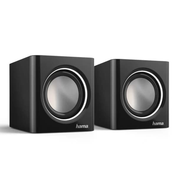 Enceinte 2.0 - Sonic - Mobil 185 - Svart/Silver - USB - Aktiv