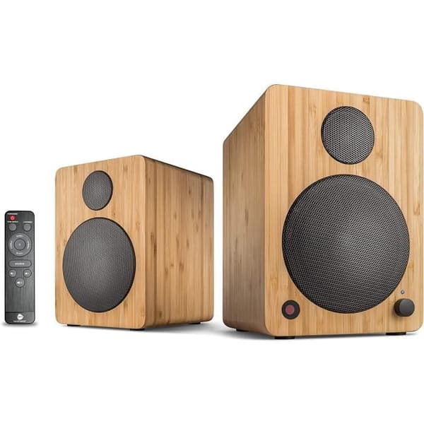 Högtalare Högtalare - WAVEMASTER Cube Mini Neo Bamboo - Bluetooth 2.1 - 36 W - Brun