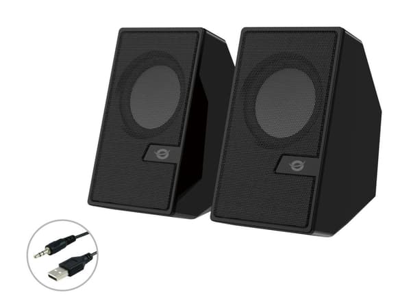 Conceptronic BJORN - högtalare - för PC - trådlöst - Bluetooth - 6 watt (totalt)